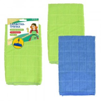 Салфетка-тряпка д/мытья пола &quot;Микрофибра&quot;, 50*60см (кратность 4шт!!!), микрофибра HC58-55 Мультидом