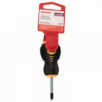 Отвертка крестовая PH 1х40 мм, двухкомпонентная рукоятка REXANT 12-6412