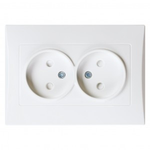 Smartbuy Вега роз. СУ двойная 10A белая (SBE-08w-10-S2-N)