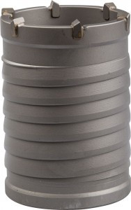 Коронка ЗУБР "ЭКСПЕРТ" буровая, конусная посадка, без оснастки, d=73мм, L=100мм