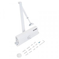 NOTEDO Доводчик дверной DC-180 легкий характер WHITE до 180кг белый (10)