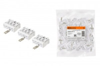 TDM клемма пружинная соед. КСПз4-2L+N+PE, 16А с заземл. винт(40 шт, цена за 1 шт.)(40!) SQ0510-0112