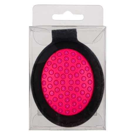 Расческа дорожная тм ЮНИLOOK, с зеркалом пластик, стекло, 6х8см, 4 цвета