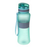 SILAPRO MAX Бутылка спортивная с замком, EGGSHELL BLUE-ULTIMATE GREY, 600мл, РС, силикон