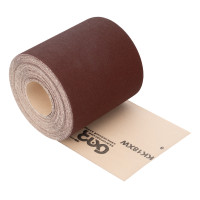 Шкурка на тканевой основе, KK18X W, зернистость 25Н(P 60) бобина 200мм х 20 м, водостойкая, &quot;БАЗ&quot;