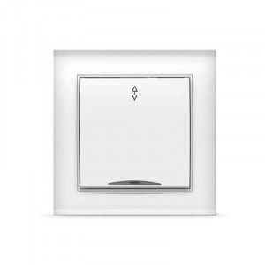 UNIVersal Бриллиант выкл. проходн. СУ 1 кл. бел. (пласт. осн., инд.) 7947380