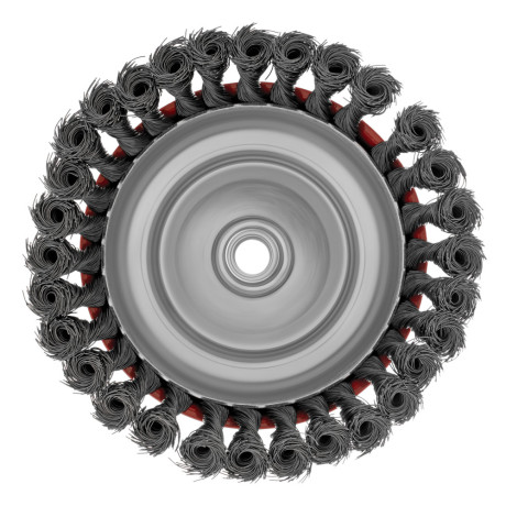 Щетка для УШМ, 150 мм, М14, "чашка", крученая проволока 0.35 мм Matrix