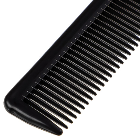 Расческа-гребень тм ЮНИLOOK, пластик, черный, 22x3см