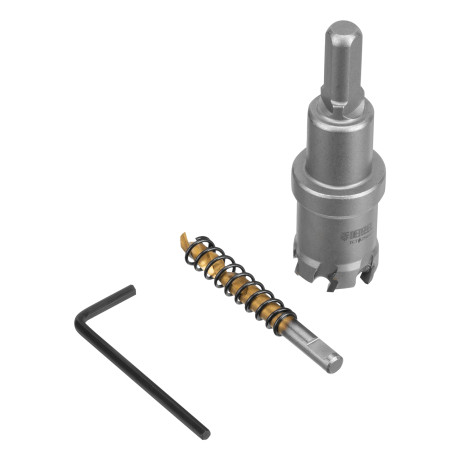 Коронка по металлу твердосплавная, 25 мм Denzel