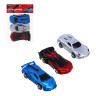 ИГРОЛЕНД Машинки "Сити драйв" 3 шт, инерция, PP, 22х12х3 см, 2 дизайна