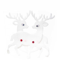 Подвеска-украшение К337 Олени 2шт 30см (материал:пенополиэтилен) (200)