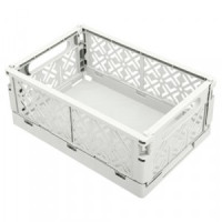 Ящик складной STOCKY L 334x250x155мм 10,5л белый 434297316 Бытпласт