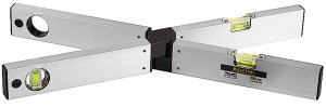Уровень KRAFTOOL "PRO" "MASS Level", раскладной, 3 ампулы, 500мм zu1-34730-050