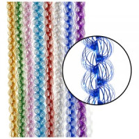 Мишура №21 &quot;Спираль двухцветная&quot; 2м*35мм цвет в ассортименте Волшебная страна