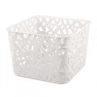 Корзинка универсальная 205х205х145 мм XXL, 4,7л белый (14шт!) 431245016 Бытпласт
