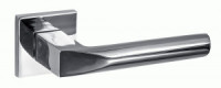 Ручка дверная компл.квадрат.основ. PUERTO Доллио хром блестящий INAL 554-03 slim CP
