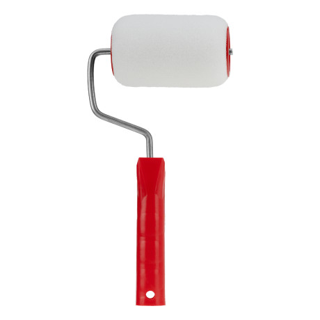 Валик "Поролон", в сборе, 100 мм, D 48 мм, D ручки 6 мм, крепление шплинтом Сибртех