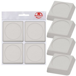 Подставки антивибрационные д/стир машин и холод 4шт/уп 6*6см (кратность 3!!!) 76-143 Мультидом