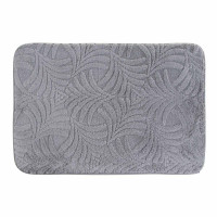 VETTA Коврик для ванной, вельвет, губка 0,8 см, полиэстер, 40х60 см, узоры, графит