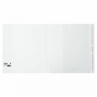 Обложка ПП д/учебников ПИФАГОР, универсальная, клейкий край, 100 мкм, 265х590 мм, Штрих-код, 229359