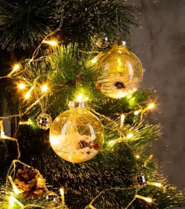 СТАРТ Фигура новогод. Шар3 (снег, ягоды, нити) d=8см, пластик, пакет 3414