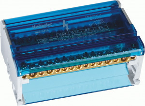 Navigator шина нул. в корпусе на DIN 4х15мм 11 отв. NBB-C415 (уп. 1 шт. цена за 1 шт.) 71240