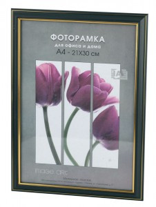 Фоторамка Interior Office пластик 289/209 10х15 черный 8475