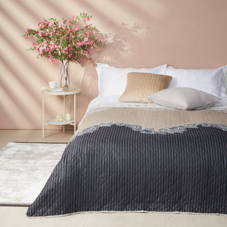 PROVANCE Хейзел Покрывало стеганое принтованное 200х220см, 100% полиэстер