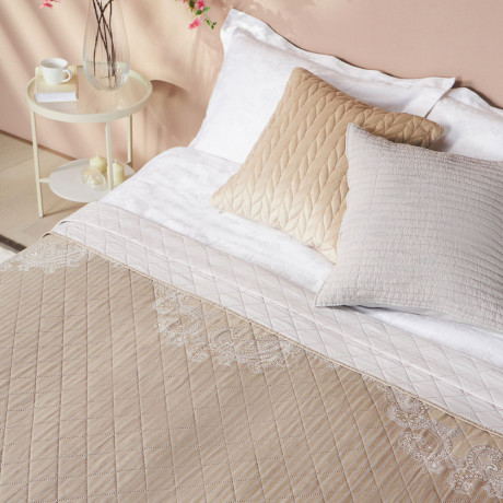 PROVANCE Хейзел Покрывало стеганое принтованное 200х220см, 100% полиэстер