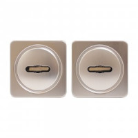 Накладка для сув/м пара) БУЛАТ НДС 05.08 АТЛАС матовый никель (10,100)