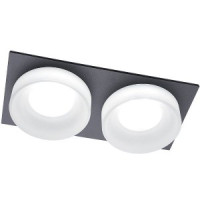 Feron св-к встр. MR16 GU5.3 прямоугольник черный 182x92x45 DL2902 41138