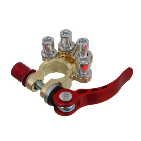 ЕРМАК Клеммы для аккумуляторов быстросъемные, евротип, цинк, шестигранник и 2 прокладки в комплекте