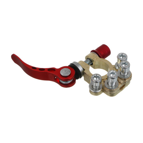 ЕРМАК Клеммы для аккумуляторов быстросъемные, евротип, цинк, шестигранник и 2 прокладки в комплекте