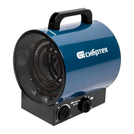 Тепловая пушка ТВ-2М (тепловентилятор) 230 В, 2 режима: вентилятор / 2000 Вт Сибртех