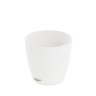 Горшок ФЛИС прикорневой полив 0,7 л белый БШ8426 х24