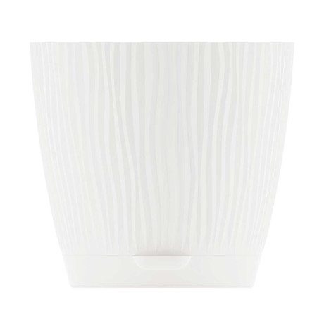 Горшок ФЛИС прикорневой полив 0,7 л белый БШ8426 х24