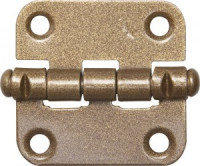 Петля накладная стальная &quot;ПН-40&quot;, цвет бронзовый металлик, универсальная, 40мм