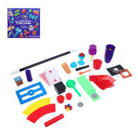 ИГРОЛЕНД Игра настольная &quot;Маленький Фокусник&quot; 65 фокусов, ABS, PP, PS, текстиль, картон, 27х5,5х25см