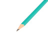 ClipStudio Карандаш чернографитный с ластиком, шестигранный, 17,5см, зеленый корпус, пластик