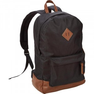 Рюкзак молодежный №1 School черный, кож.зам. 456496