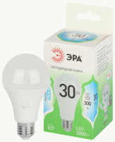 ЭРА GREEN LINE лампа св/д ЛОН E27 A65 30W(3000lm) 4000K 4K A65-30W-840-E27 GL 70x160 67144