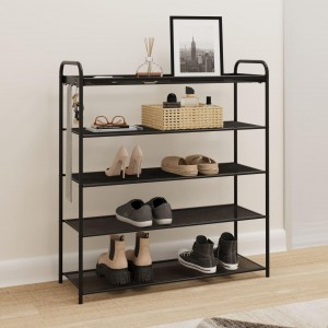 Подставка д/обуви (пвл) Верона35 (5полок) 87*30*95см (Черный) ПДОВ35Ч под заказ ЗМИ