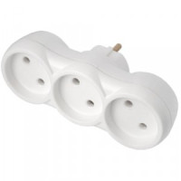 Bylectrica разветвитель (тройник) 3роз. 16А белый (линейный) РВ16-376