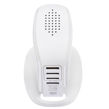 BY Сетевое зарядное устройство Tower, быстрая зарядка QC3.0+PD, 4xUSB, 1xType-C, 3.4А, 12В, 1,5м