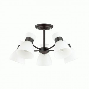 LUMION 4534/5C COMFI LN21 056 черн. люстра E27 5x60W 220V 300x610 WILMA