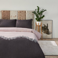 PROVANCE Хейзел Комплект постельного белья 1,5 (4 предмета), бязь, 100% хлопок, бежевый