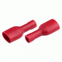 General Разъем плоский РпИмп 1,25-250 красный "мама" (уп.50шт, цена за уп) GRIF-1,25-7,4-50 476232