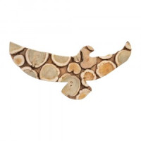 Панно можжевеловое, фигурное, орёл 26х*50см 33578 Банные штучки