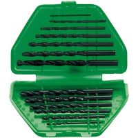 Набор сверл по металлу, 1.5-6.5 мм, (через 0.5 мм) 13 шт, пластиковый бокс, цилиндрический хвостовиковик Sparta