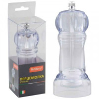 Перцемолка ручная PICCANTE, р-р 5*14 см, акрил, жернова из керамики 3595 Mallony